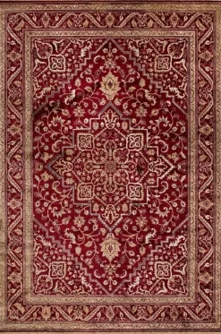 Viskosmatta Casablanca Kashan - Röd