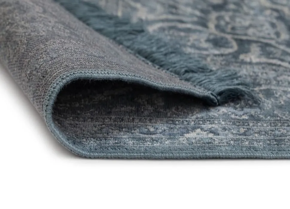 Viskosmatta Casablanca Kashan - Blå