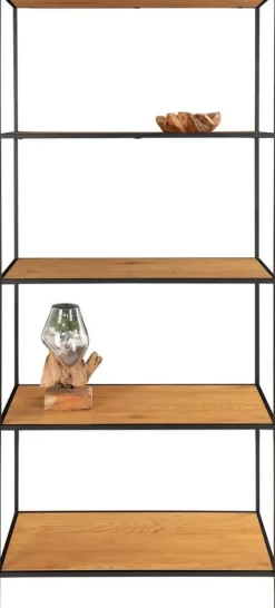 Vita Hylla - Svart/ek imitation