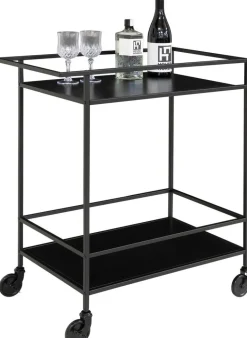 Vita Serveringsvagn 68 x 40 cm - Svart