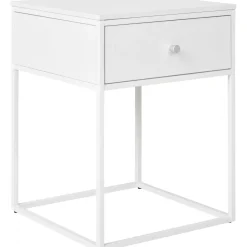 Vita sidobord 40 x 40 cm - Vit