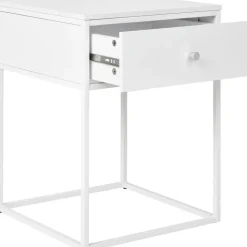 Vita sidobord 40 x 40 cm - Vit