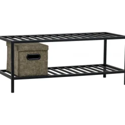 Vita skohylla - Svart