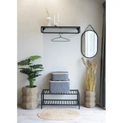 Vita skohylla - Svart