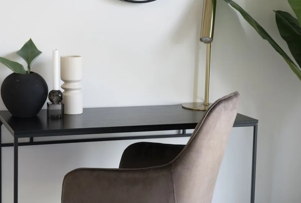 Vita Skrivbord 45x100 cm - Svart