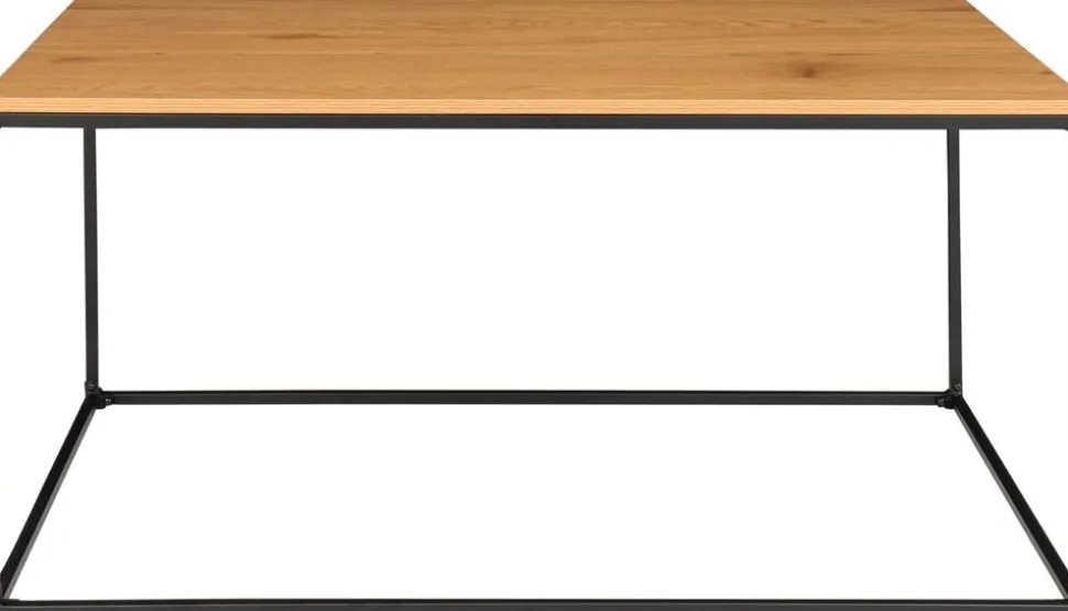 Vita Soffbord 60 x 90 cm - Svart/ek imitation