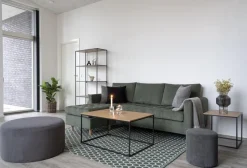 Vita Soffbord 60 x 90 cm - Svart/ek imitation