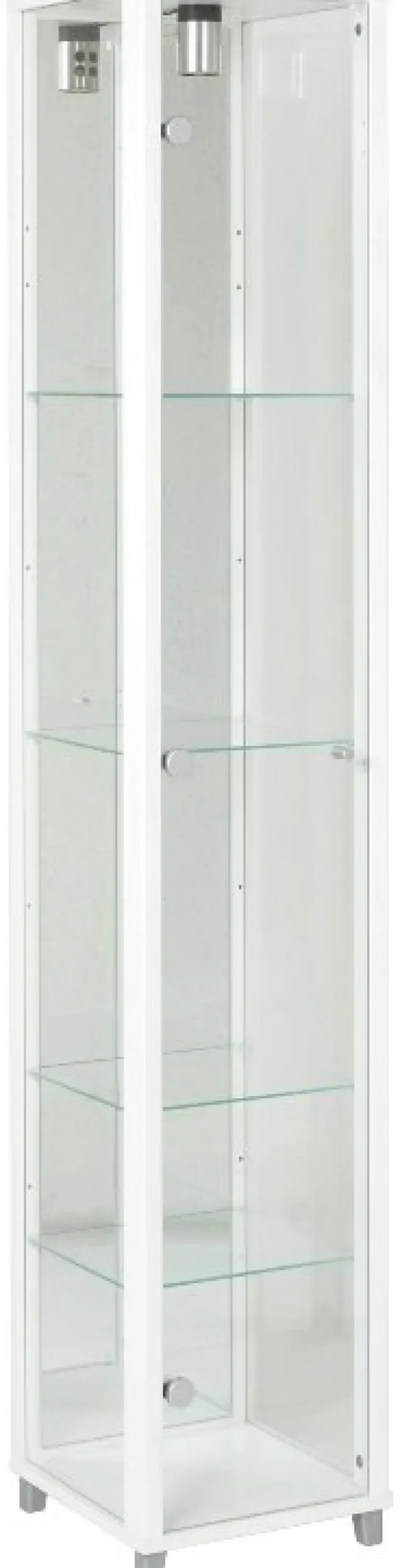 Vitrinskåp Optima 172 x 32 cm - Vit + Fläckborttagare för möbler