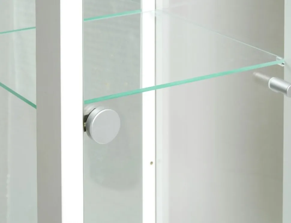 Vitrinskåp Optima 172 x 32 cm - Vit