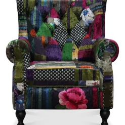 Vivaldi fåtölj - Flerfärgat tyg + Textilrengöring för möbler