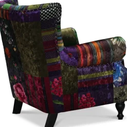 Vivaldi fåtölj - Flerfärgat tyg + Textilrengöring för möbler