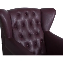 Vivaldino fåtölj - Oxblod