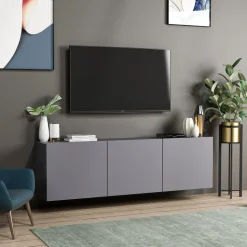 Walle TV-bänk - Antracit