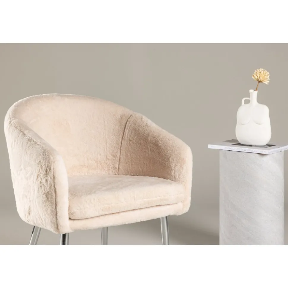 Wanda fåtölj - Beige teddy