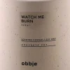 Watch Me Burn doftljus hög - Beige