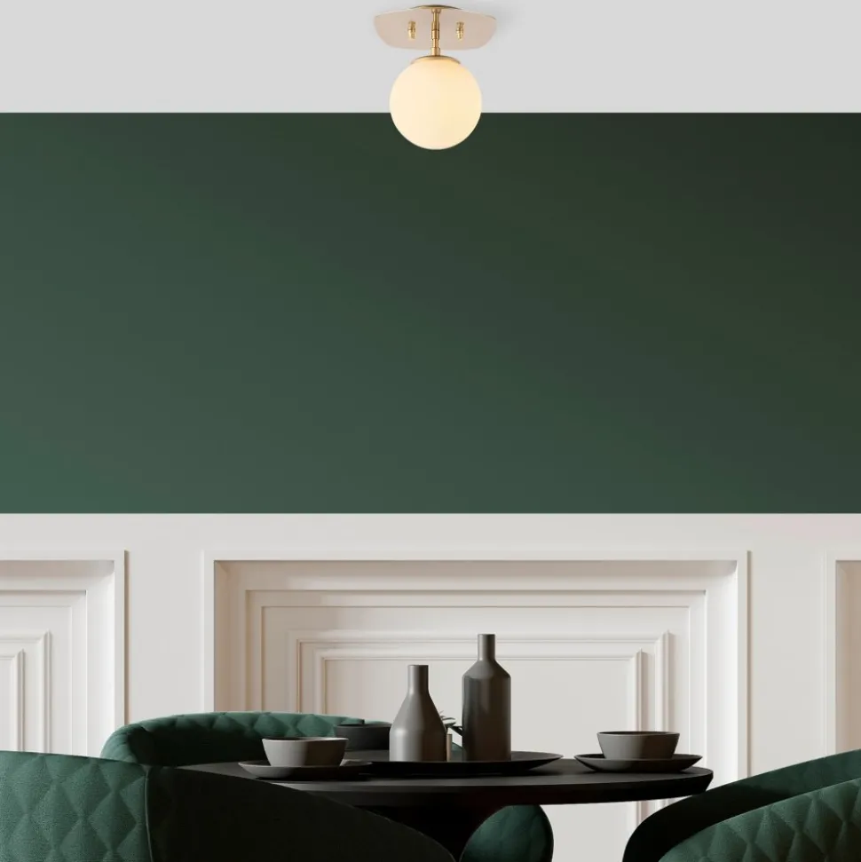 Well taklampa 11671 - Guld/vit