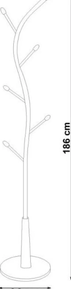 Wickham Klädhängare - Svart/trä