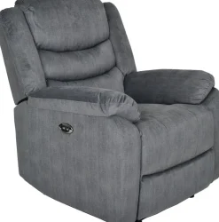 Winfield elektrisk recliner fåtölj - Mörkgrå