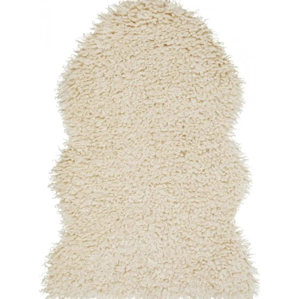 Wooly fuskpäls Beige - 60 x 90 cm