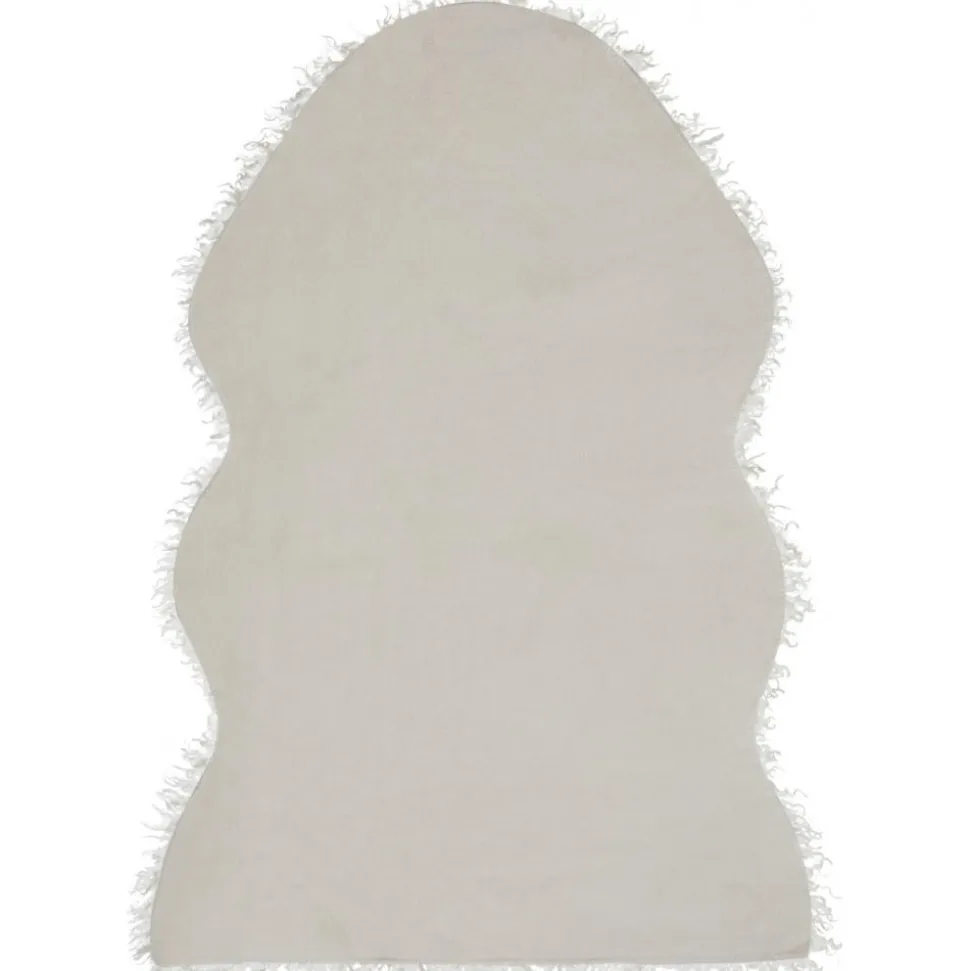 Wooly fuskpäls Beige - 60 x 90 cm