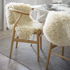 Wooly fuskpäls Beige - 60 x 90 cm