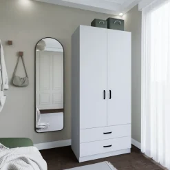 Yaman garderob 80 x 47 x 182 cm - Mattvit