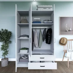 Yaman garderob 120 x 45 x 180 cm Variant A - Mattvit