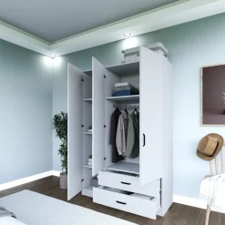 Yaman garderob 120 x 45 x 180 cm Variant A - Mattvit