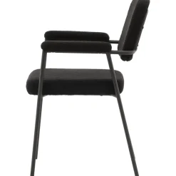 Yesterday matstol - Svart boucle