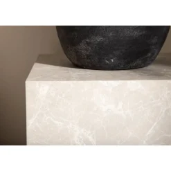 York High soffbord 40 x 40 cm - Beige + Textilrengöring för möbler