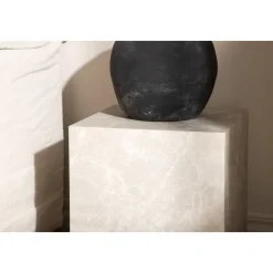 York High soffbord 40 x 40 cm - Beige + Textilrengöring för möbler