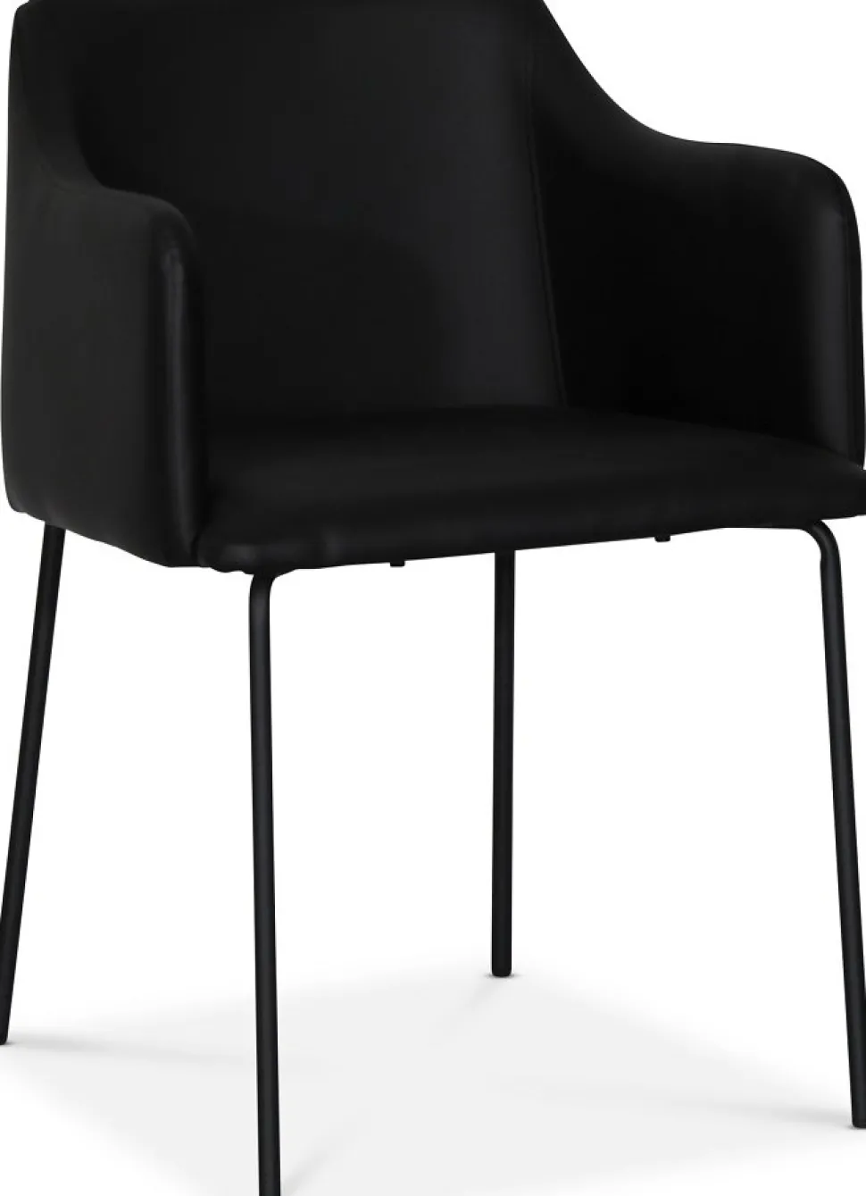 York Karmstol i svart PU + Fläckborttagare för möbler