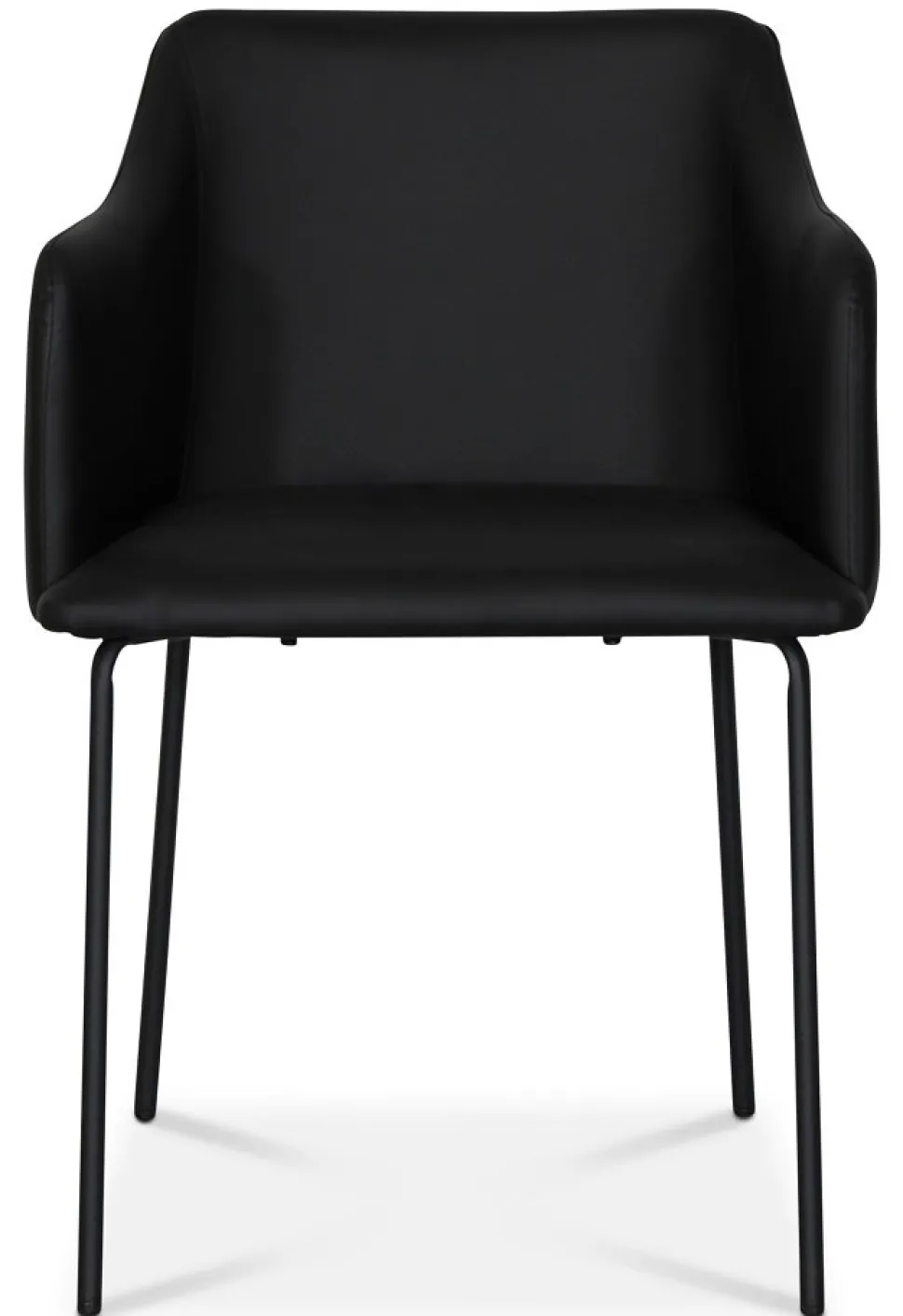 York Karmstol i svart PU + Fläckborttagare för möbler