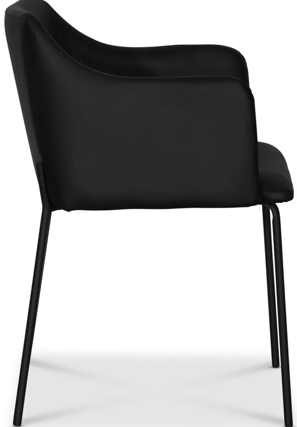 York Karmstol i svart PU + Fläckborttagare för möbler