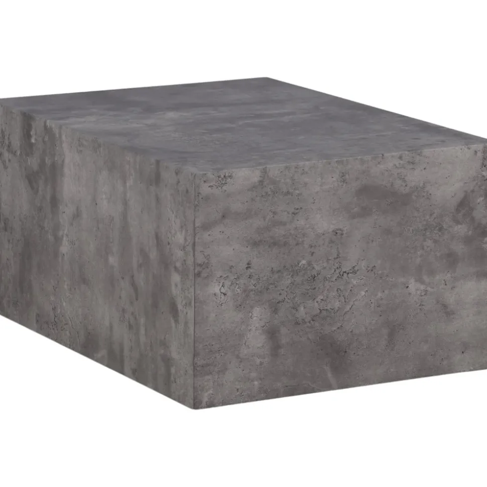 York Low soffbord 80 x 60 cm - Mörkgrå