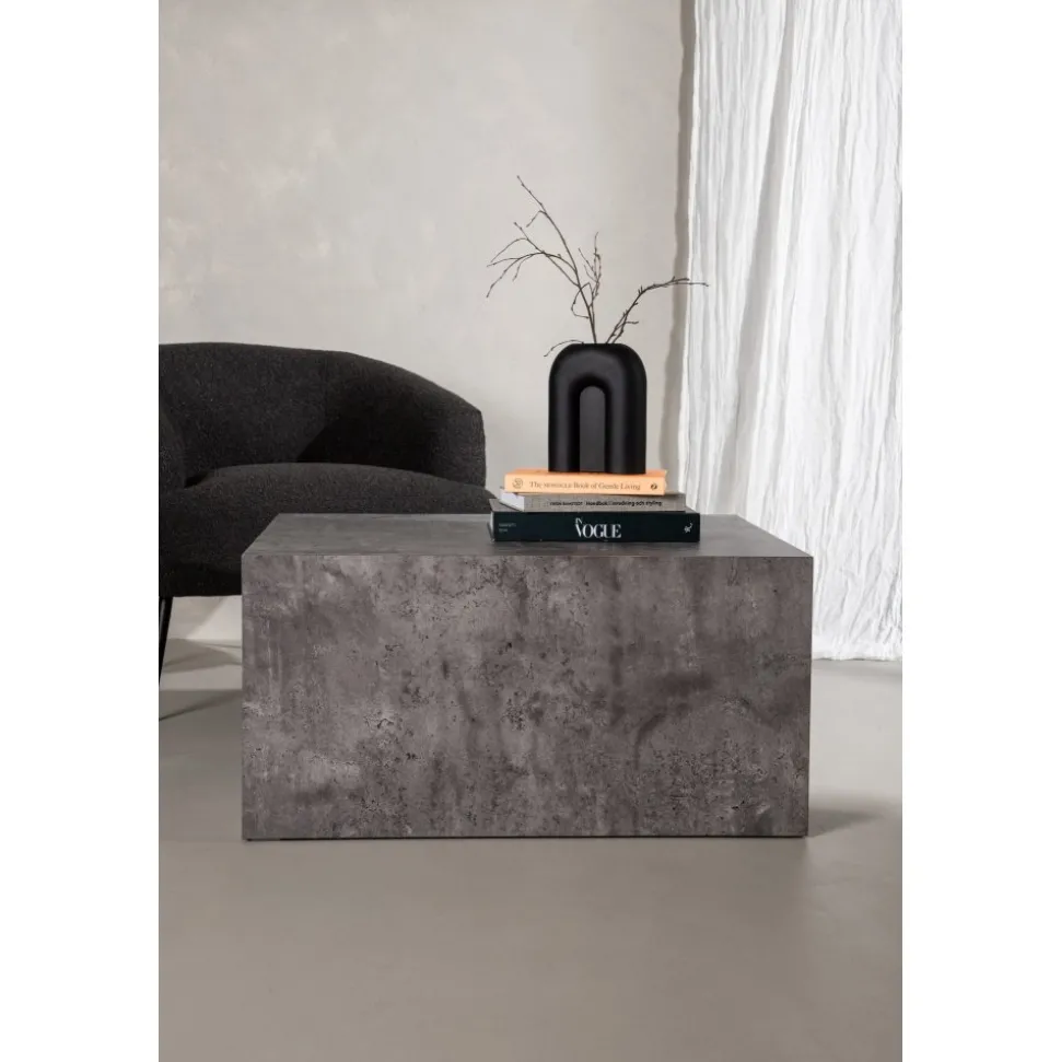 York Low soffbord 80 x 60 cm - Mörkgrå