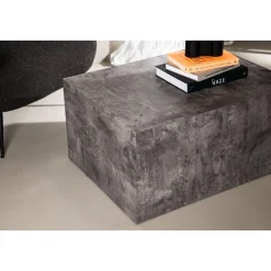 York Low soffbord 80 x 60 cm - Mörkgrå