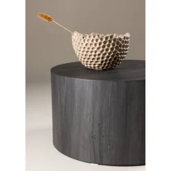 York soffbord Ø80 cm - Svart