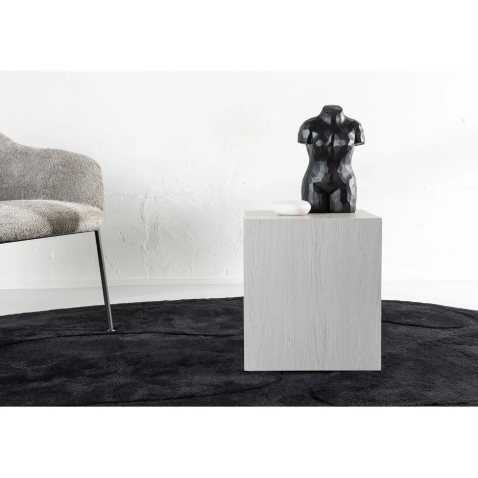 York soffbord 40 x 40 cm - Whitewash