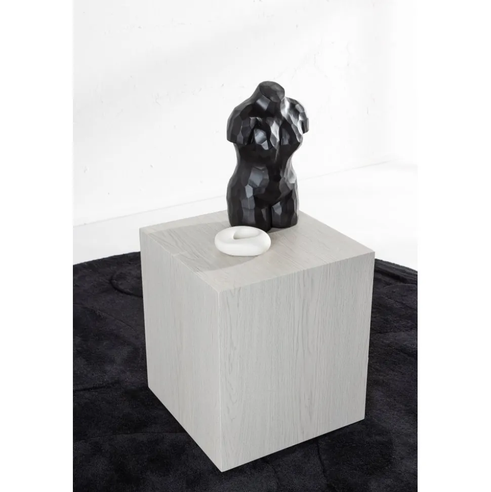 York soffbord 40 x 40 cm - Whitewash