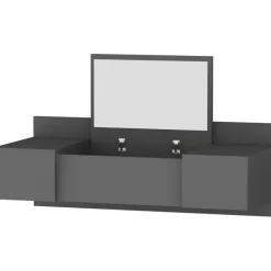 Zakkum sminkbord 100 x 39 cm - Antracit + Karta med möbeltassar på köpet!