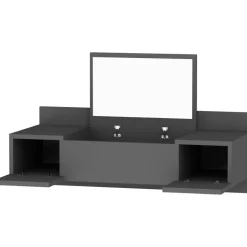 Zakkum sminkbord 100 x 39 cm - Antracit + Karta med möbeltassar på köpet!