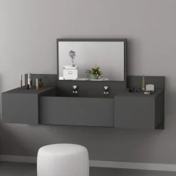 Zakkum sminkbord 100 x 39 cm - Antracit