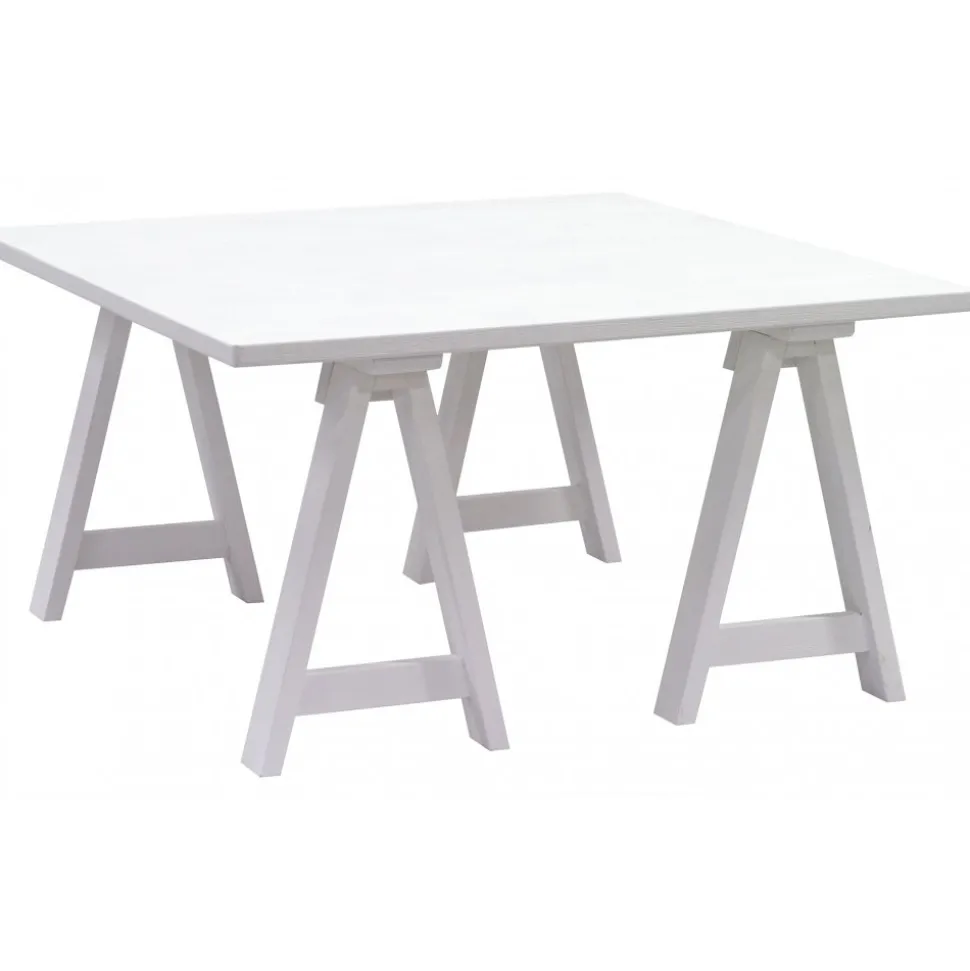 Ziro vitt soffbord 90x90 cm