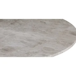 Zoo matbord i marmor Ø105 cm - Vit / Gråbeige Marmor